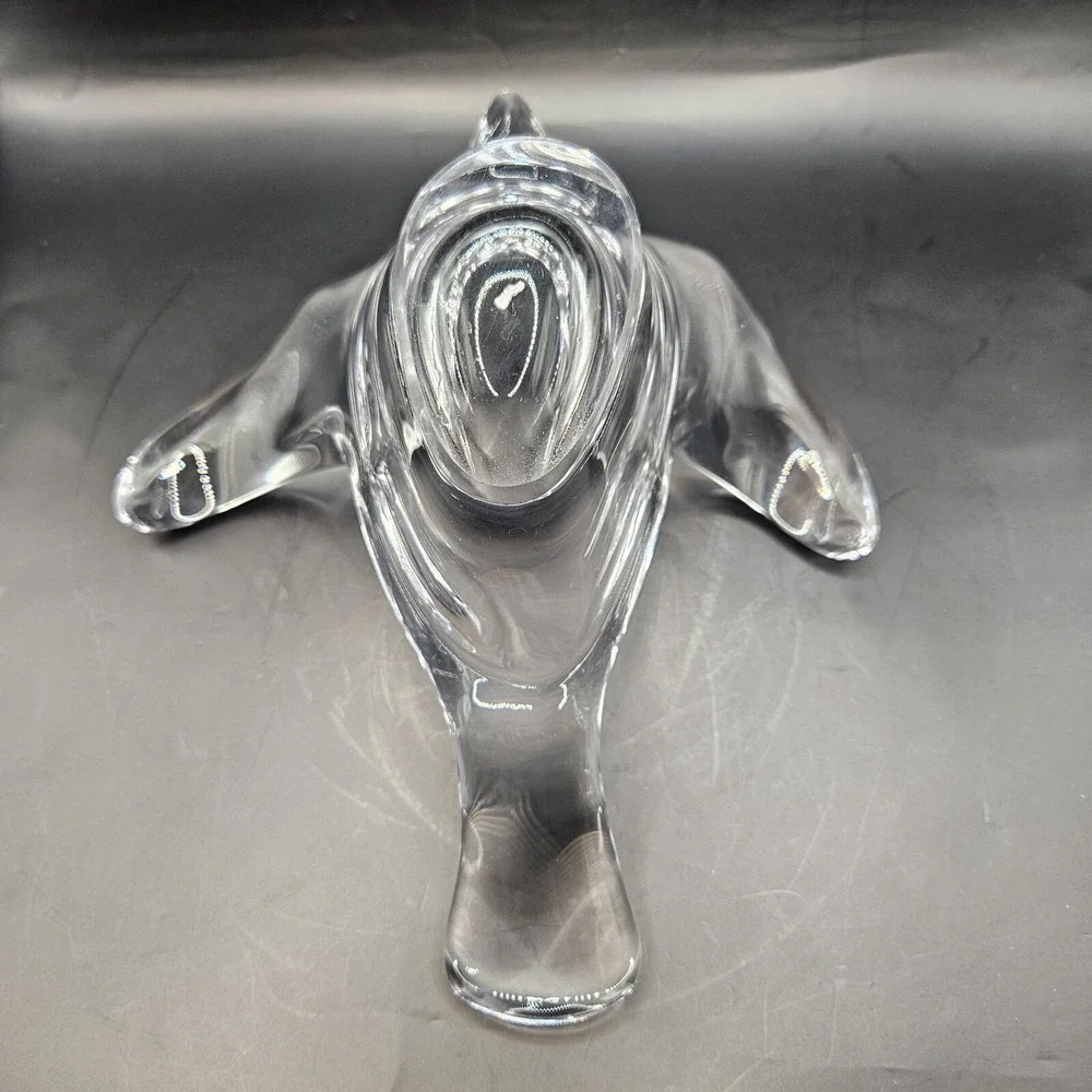 Vtg 1980's Princess House Lead Crystal Dove‎ Bird Voltive Candle Holder